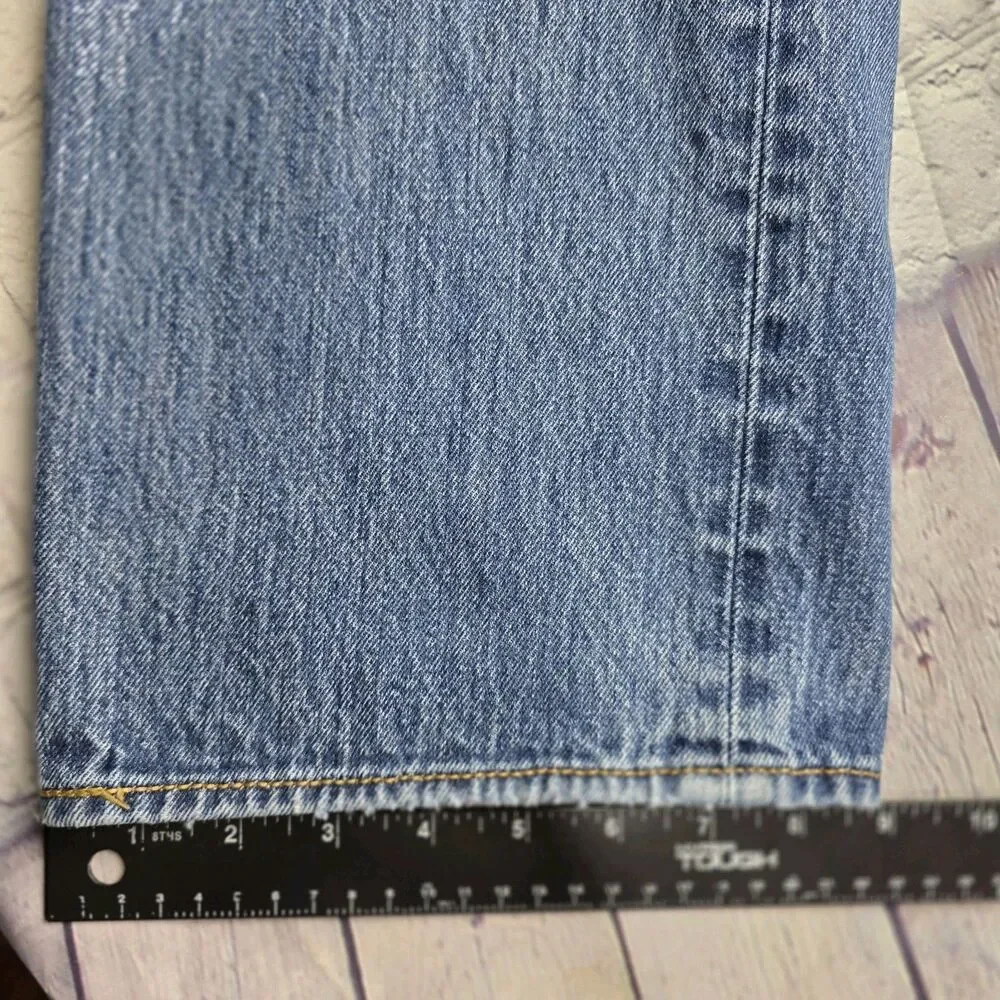 Levi's Men's 501 40x30 Original Straight Fit Jeans - Dark Wash